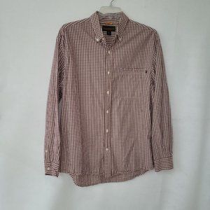 Timberland Shirt Mens XL‎ Long Sleeve Button-Down Red Plaid Lightweight